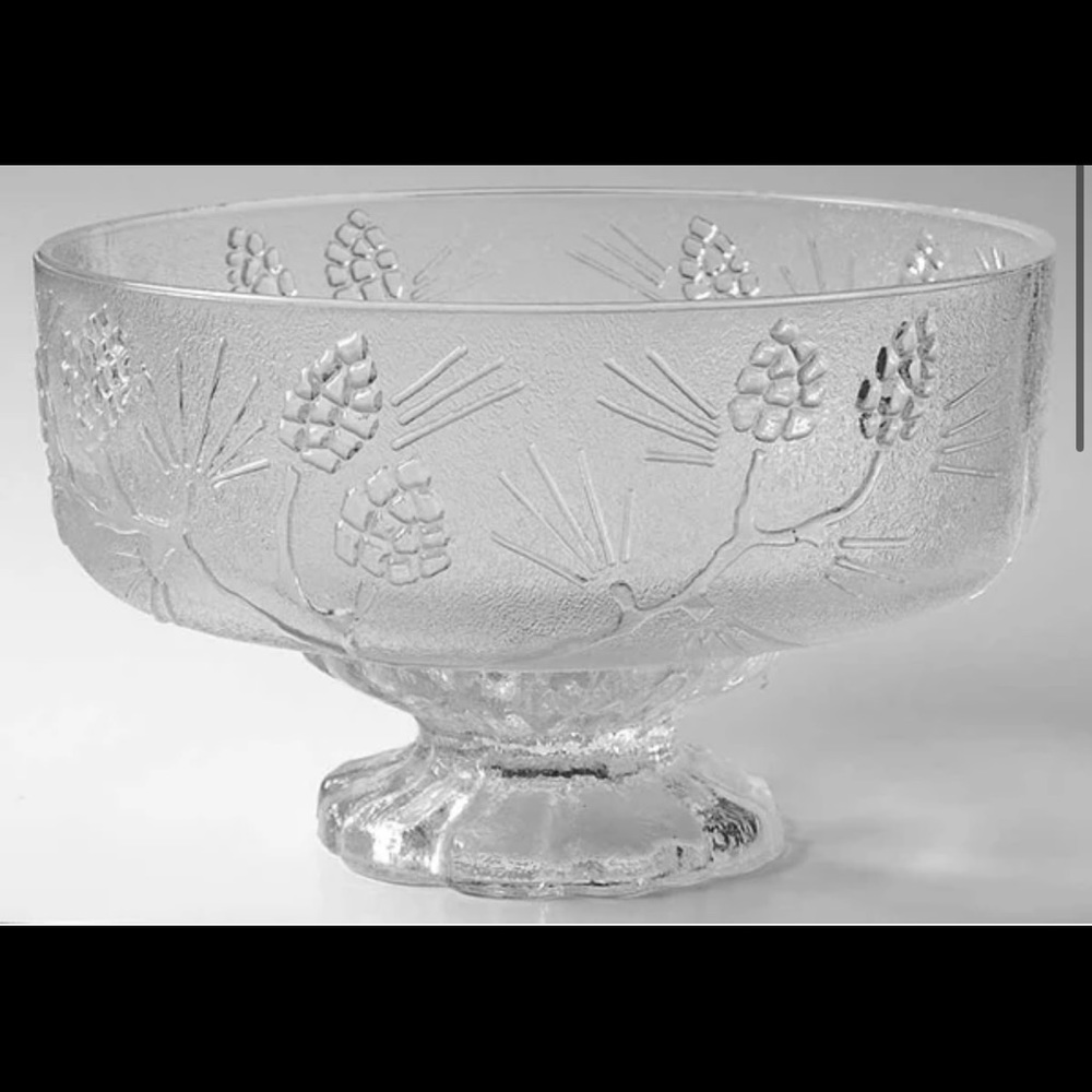 Vintage White Ponderosa Salad Bowl